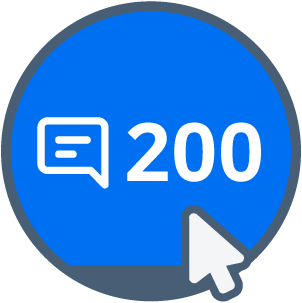 200 Replies Given