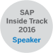SAP Inside Track 2016 Speaker