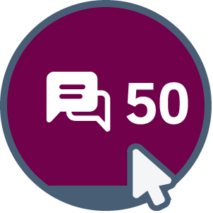 50 Discussions Published