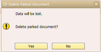 How to Delete Park Document - SAP Community