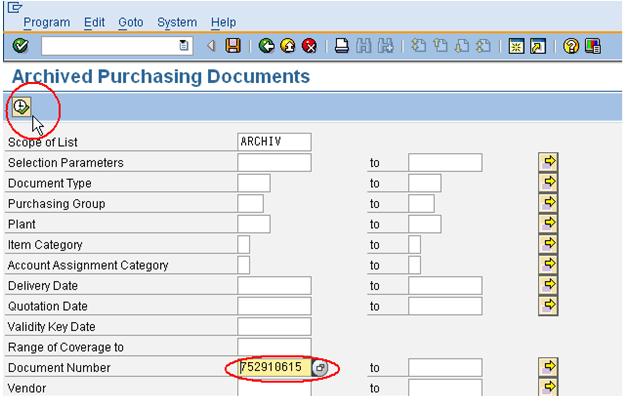 How to fill the setup tables with archived PO's - SAP Community