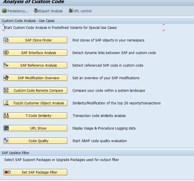 Some Custom Code Analysis Tools - Beyond Solution ... - SAP Community