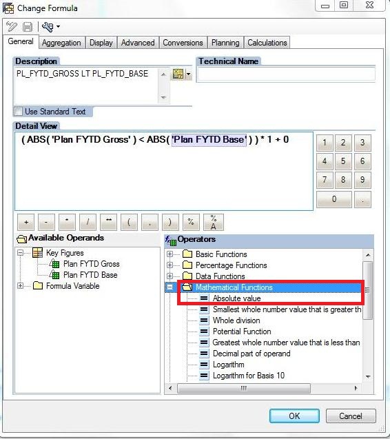 Absolute Function In BEx - SAP Community