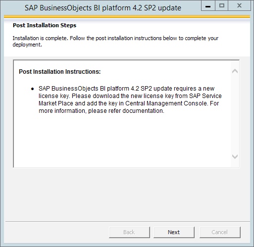 BI4.2 New License Key Requirement when updating fr... - SAP Community
