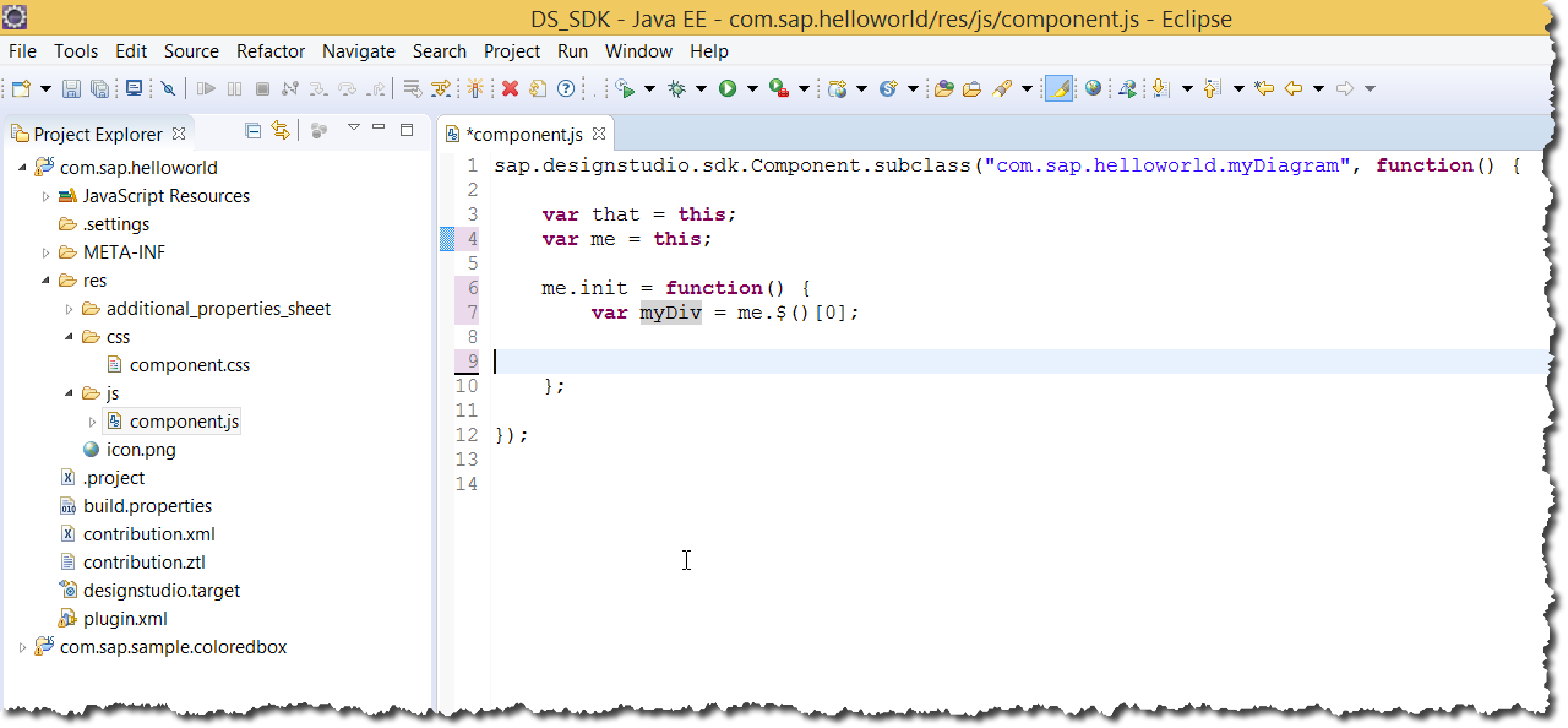 Design Studio 1.6 - Your first SDK extension, writ... - SAP Community