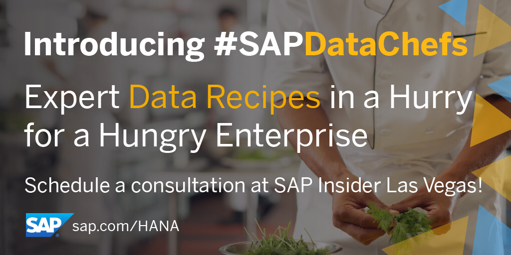 Data Science Chef Introducing Data Chefs: Expert Data Recipes in a H... - SAP Community