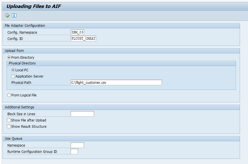 How to process and monitor a simple file with AIF - SAP Community