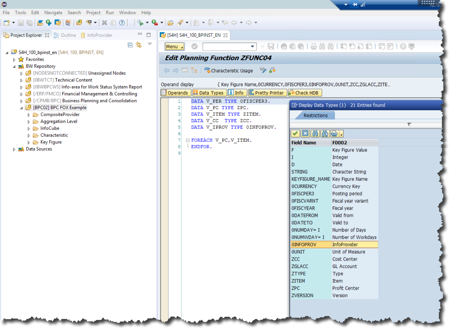 BPC Planning for S/4HANA – FOX formulas – Part 4 - SAP Community