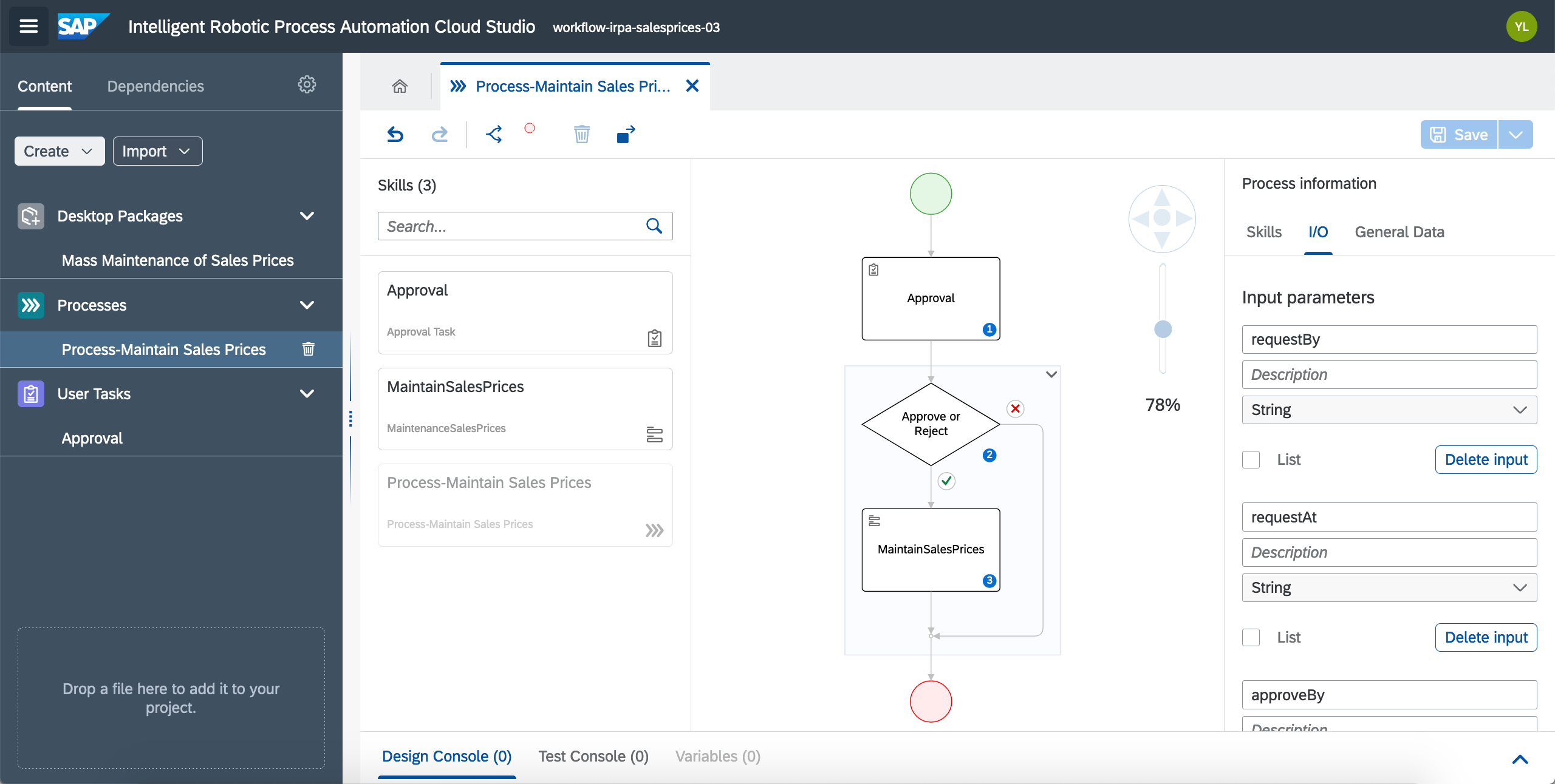 Rpa store sap automation