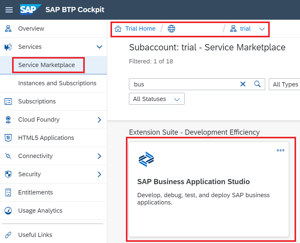 Add a Service or Entitlement in SAP BTP Trial Acco... - SAP Community