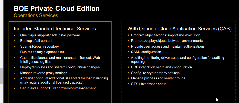 Sap Businessobjects Private Cloud Edition Pce We Sap Community 7075