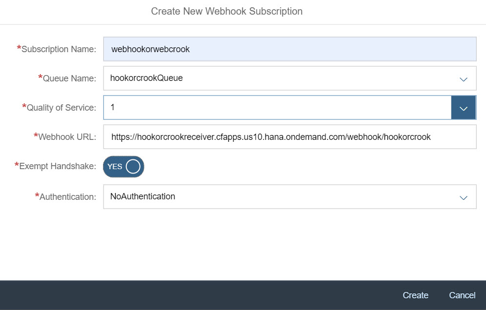 SAP Event Mesh: Sample: Webhook with Security [1]:... - SAP Community