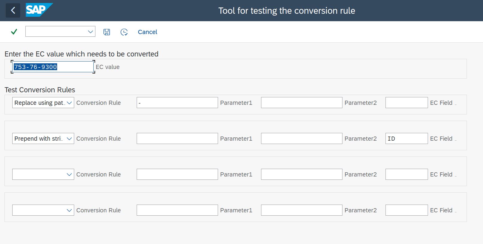 Value Conversion Testing tool for Business Integra... - SAP Community
