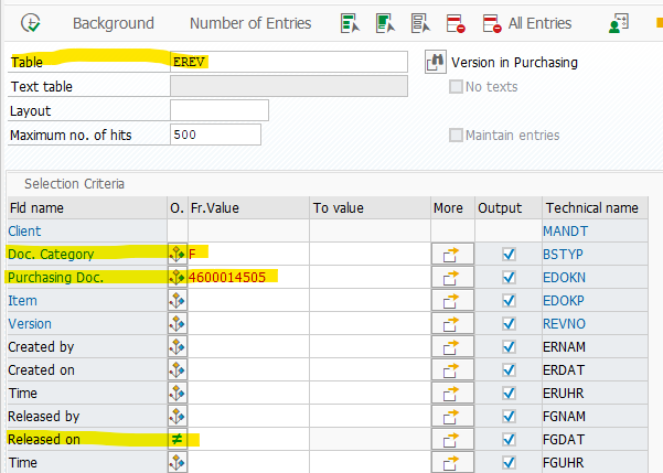 How to find first release date of Purchase Order (... - SAP Community