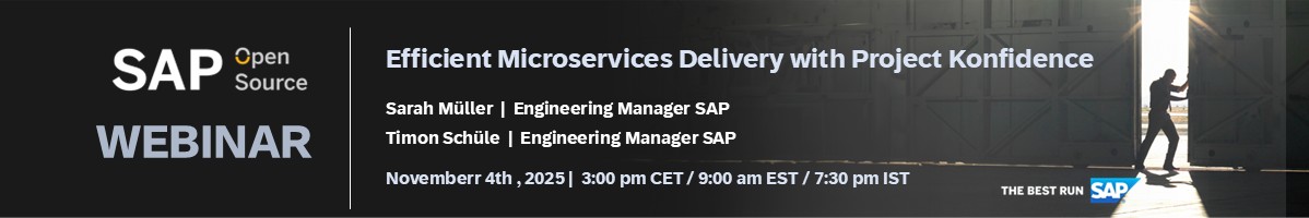 SAP Open Source Webinar: Efficient Microservices D... - SAP Community
