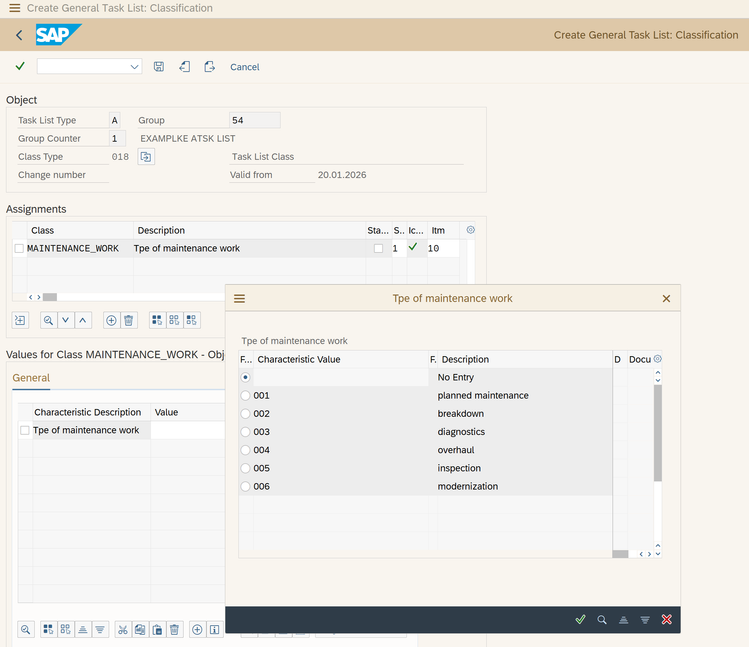 SAP PM Task List Selection Based on Maintenance Ac... - SAP Community