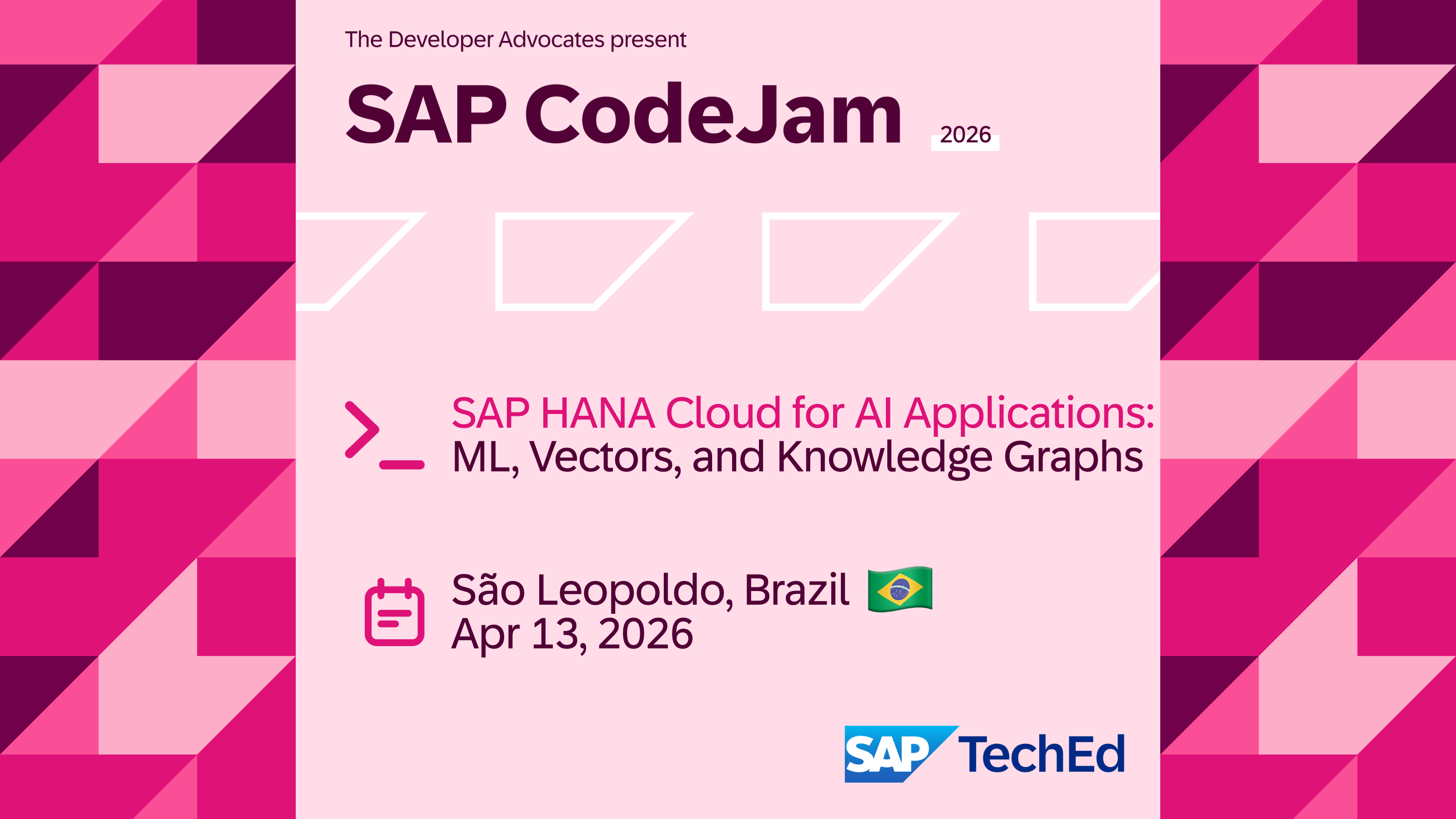🇧🇷 SAP HANA Cloud for AI Applications: ML, Vecto... - SAP Community