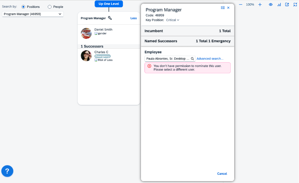 Succession Experience Enhancements