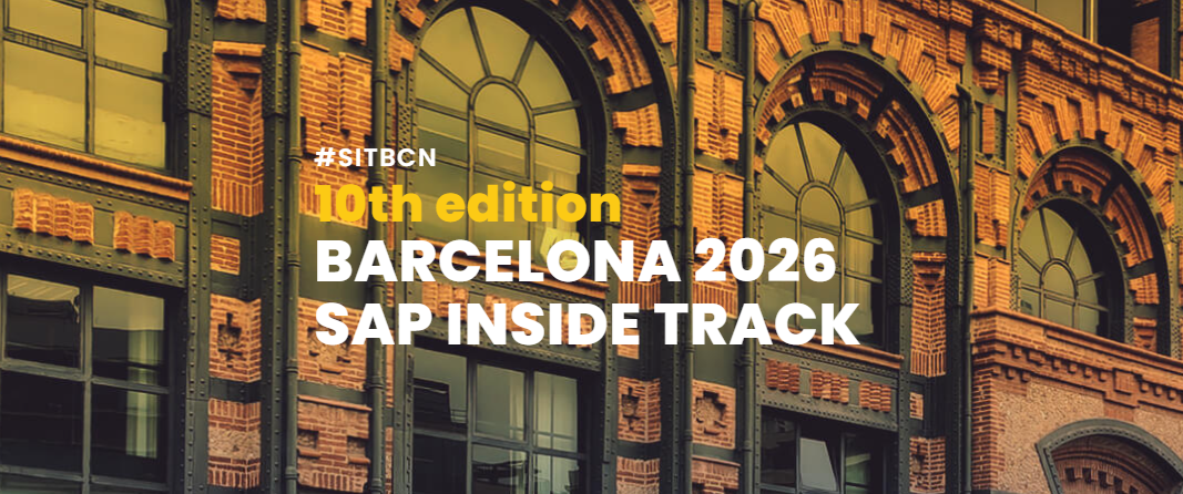 SAP Inside Track Barcelona, Nov 12-13th 2026 - SAP Community