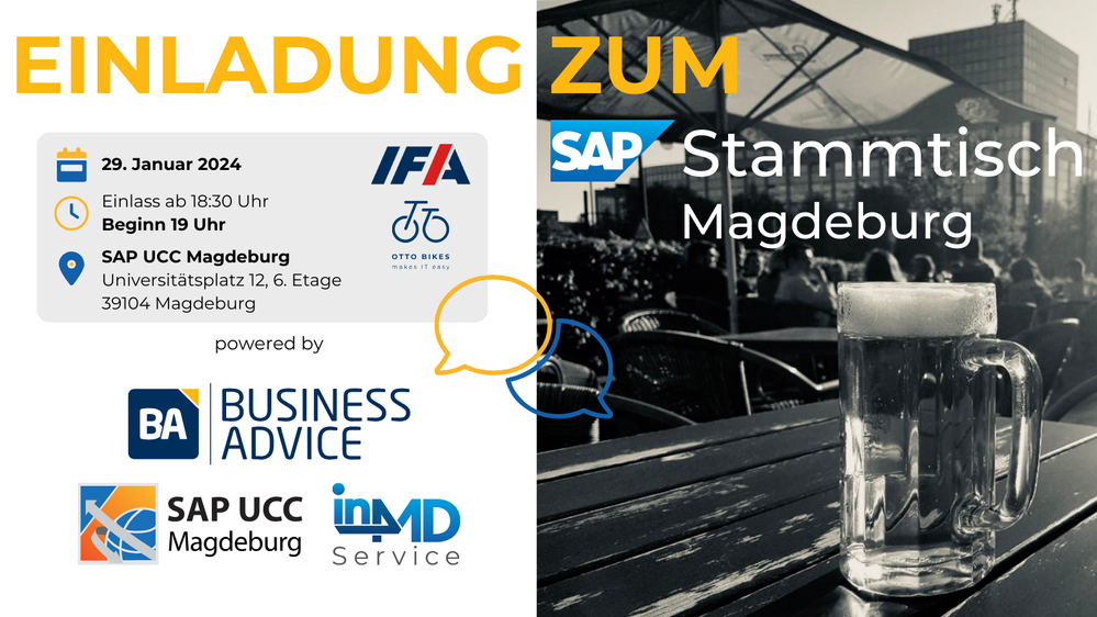 SAP Stammtisch Magdeburg am 29.01.2024