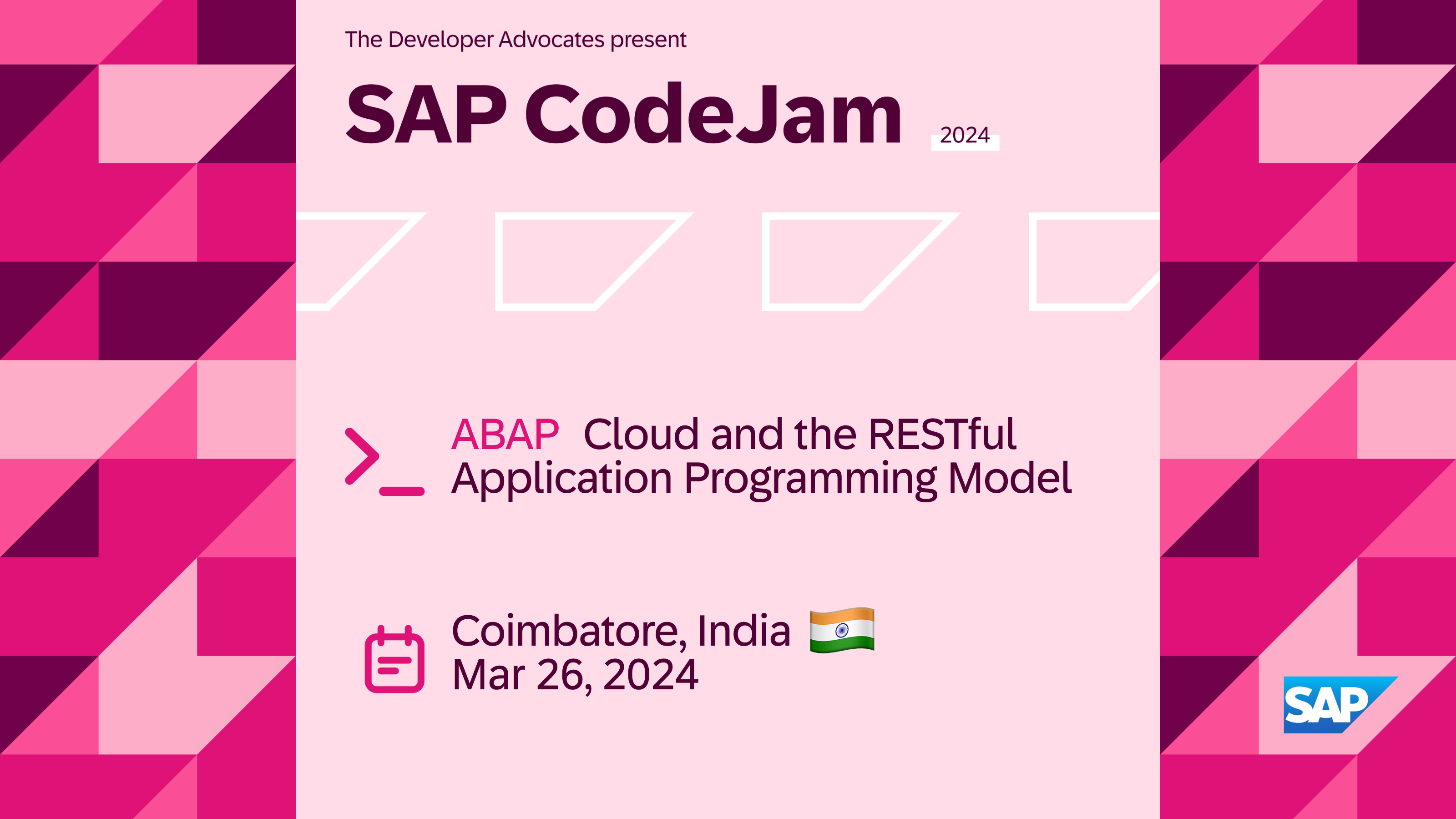 🇮🇳 SAP CodeJam ABAP: SAP BTP, ABAP Environment &... - SAP Community
