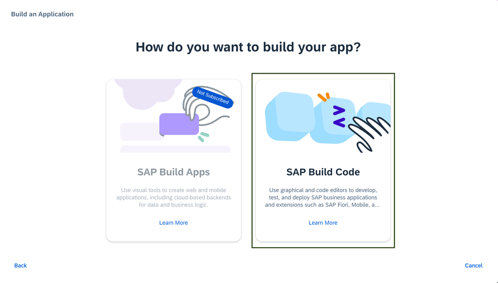 SAP Build Code